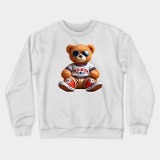 Washington Teddy Bear Crewneck Sweatshirt